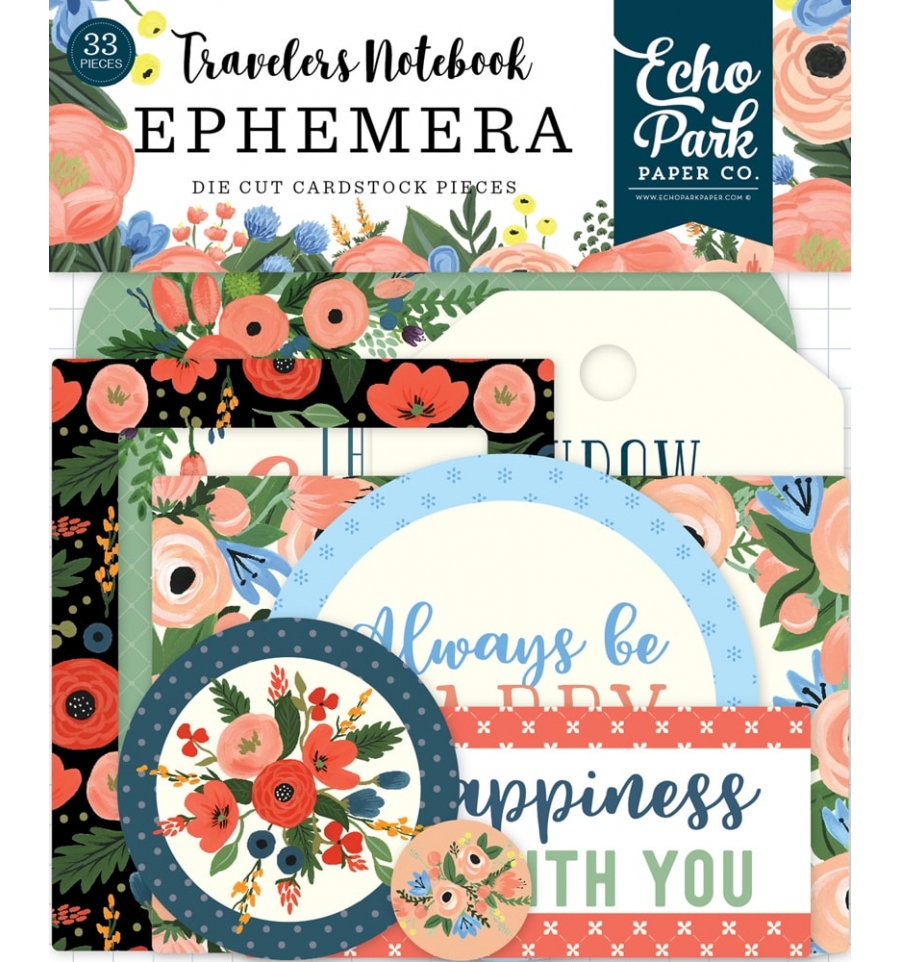 Die Cuts Travellers Notebook Fancy Flora