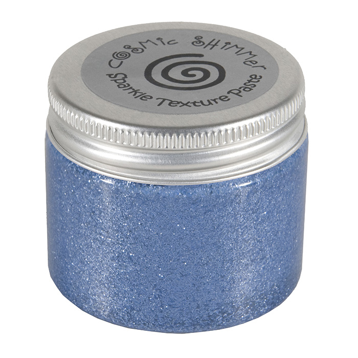 Cosmic Shimmer Pâte texturante scintillante Bleu glacial