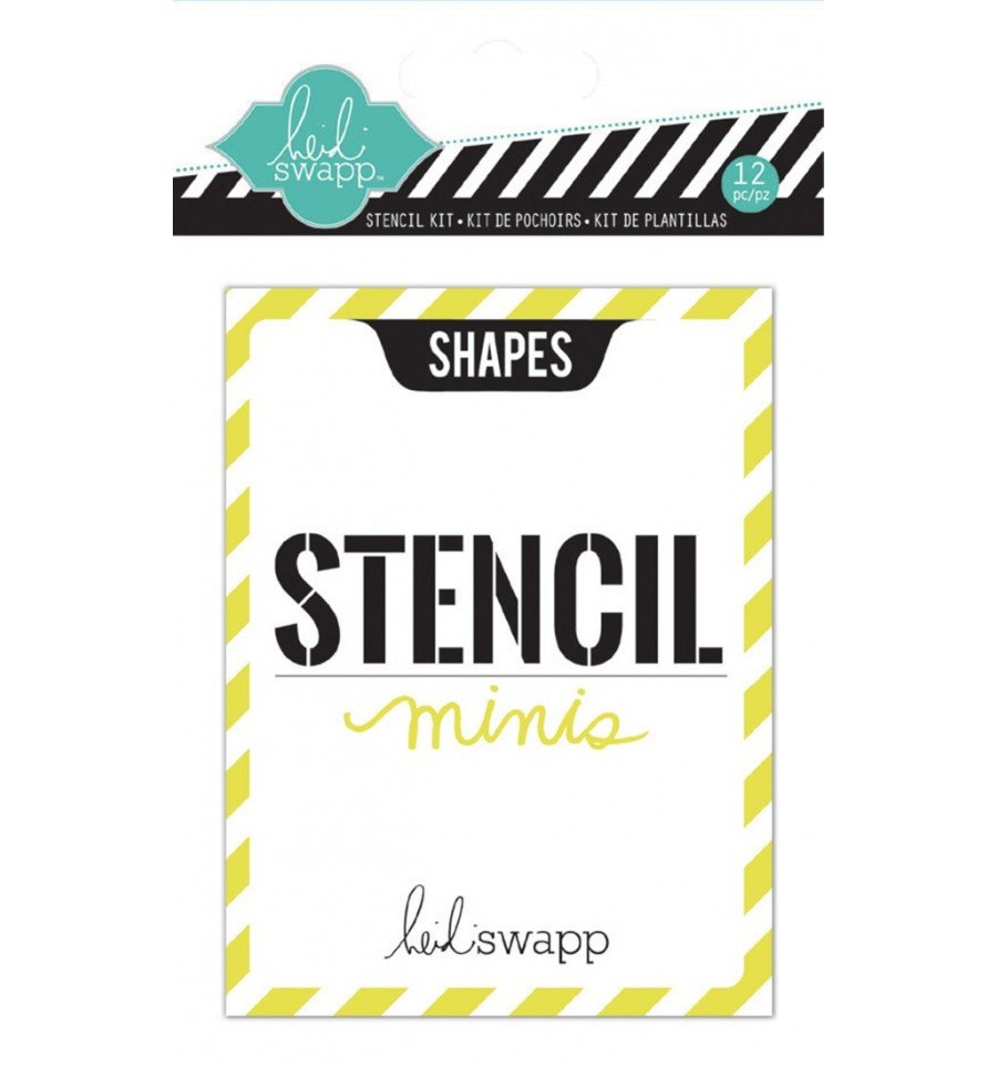 Mini Stencil 3x4 Shapes