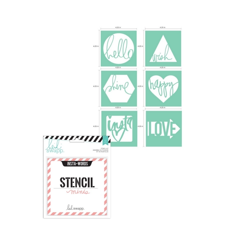 Set Máscaras Words 4x4