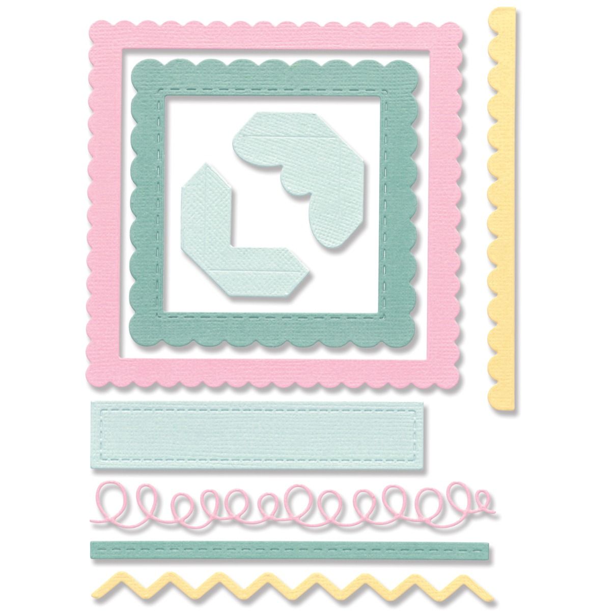 Sizzix Stacey Park Thinlits Die Set Thanks Sentiment (666849...