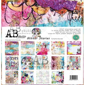 Stack 12x12" AB Studio Glitter Stories