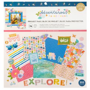 Project Pad 12&quot;x12&quot; Adventurous de American Crafts by Paige Evans