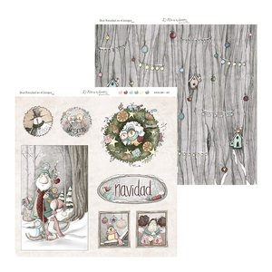 Papel Una Navidad en el Bosque 4 de El Altillo de los Duendes
