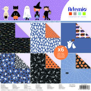 Stack 12x12" Artemio Halloween Boo