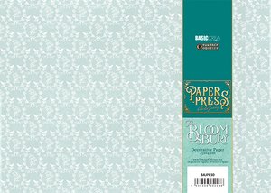 Paper Press The Bloomsbury Blue Wallpaper para encuadernar
