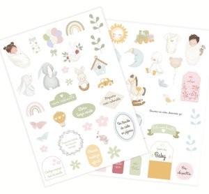 Die Cuts pretroquelados Alma de Mariquilla Scrap para Bebés