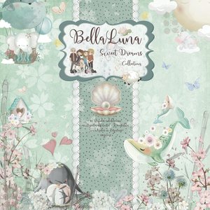 Pad 12x12&quot; Bellaluna Crafts con 24 papeles doble cara Sweet Dreams