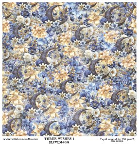 Vellum 12x12&quot; Bellaluna Crafts Three Wishes 1