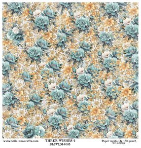 Vellum 12x12&quot; Bellaluna Crafts Three Wishes 2