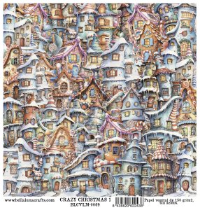 Vellum 12x12&quot; Bellaluna Crafts Crazy Christmas 1