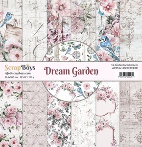 Set de papeles Scrap Boys 12x12"  Dream Garden