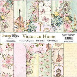 Set de papeles Scrap Boys 8x8" Victorian Home