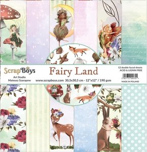Set de papeles Scrap Boys 12x12" Fairy Land