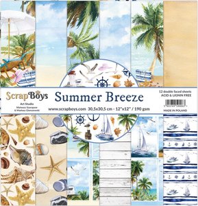 Set de papeles Scrap Boys 12x12" Summer Breeze