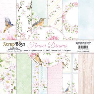 Set de papeles Scrap Boys 6x6" Flower Dreams