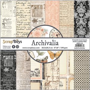 Set de papeles Scrap Boys 8x8" Archivalia