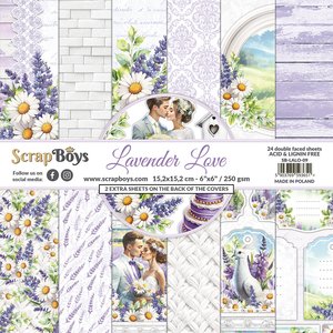 Set de papeles Scrap Boys 6x6&quot; Lavender Love