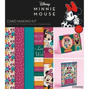 Pad 8x8" De Luxe con tarjetas y sobres Disney Pixar Mickey & Minnie