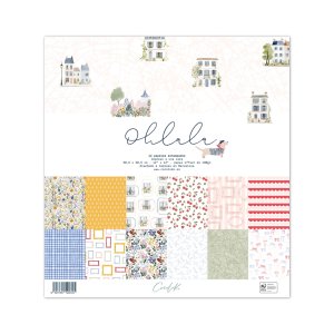 Stack 12&quot;x12&quot; Ohlala de Cocoloko estampado a una cara