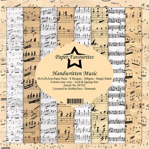 Pad papeles Paper Favourites Handwritten Music