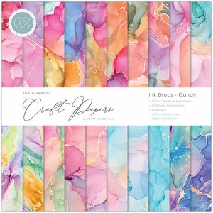 Stack 12x12" Craft Consortium The Essential Ink Drops Candy