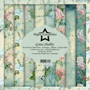 Pad papeles Paper Favourites Green Shabby