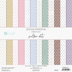 Pad de papeles 12x12&quot; Polka Dots 24 hojas