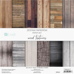 Pad de papeles 12x12&quot; Wood Textures 24 hojas