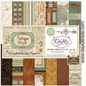 Stack 12x12" Dayka Antique Style