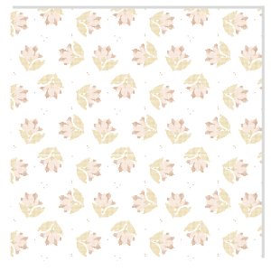 Vellum 12"x12" Flores Caramel de Dunaon