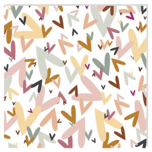 Vellum 12&quot;x12&quot; Corazones Caramel de Dunaon