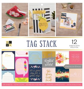Tags Stack 12x12"