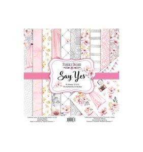 Pad Fabrika Decoru 12x12" Say Yes