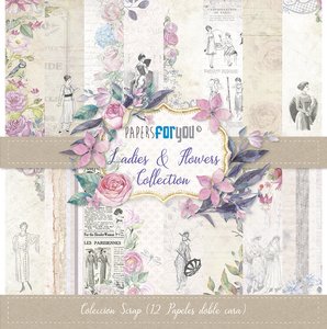 Pad 12x12" Papers For You Ladies & Flowers