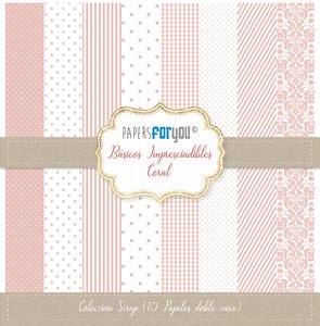 Pad 12x12" Papers For You Básicos Imprescindibles Coral