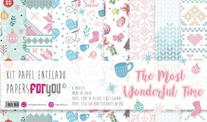Pad 12x12" Papel Tela Papers For You The Most Wonderful Time