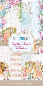 Pad 6x12" Papers For You Together Forever 8 papeles