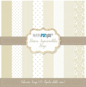 Pad 12x12" Papers For You Básicos Imprescindibles Beige