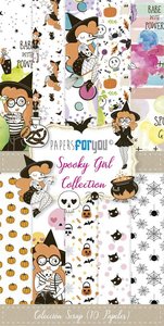 Pad 6x12" Papers For You Spooky Girl 10 papeles