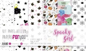 Pad vellums Papers For You Spooky Girl 6 vellums