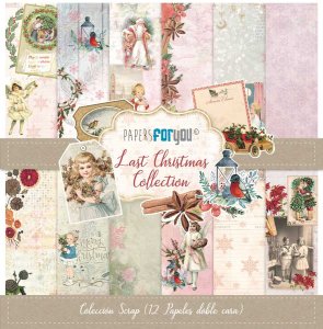 Colección 12 papeles doble cara 12&quot;x12&quot; PFY Last Christmas