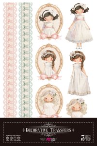 Decorative transfers 20x30 cm PFY Un día para soñar Niña