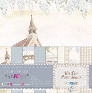 Colección 8 papeles Tela 12"x12" PFY Un día para soñar Niño