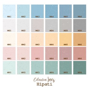 Pack "Todos los fondos básicos" de la colección Inés by Hypati con 30 papeles