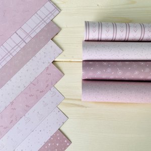 Pack "Todos los rosas" de la colección Inés by Hypati con 18 papeles