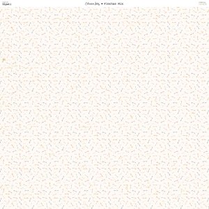 Papel 12x12&quot; Flechas Mix Crema colección Inés by Hypati