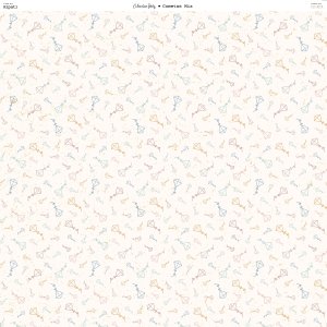 Papel 12x12&quot; Cometas Mix Crema colección Inés by Hypati