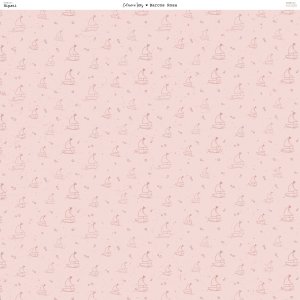 Papel 12x12&quot; Barcos Rosa colección Inés by Hypati