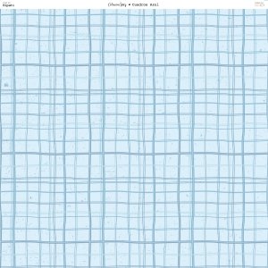 Papel 12x12" Cuadros Azul colección Inés by Hypati